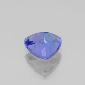 Tanzanite bleue naturelle trillion, 1,24 ct, VVS