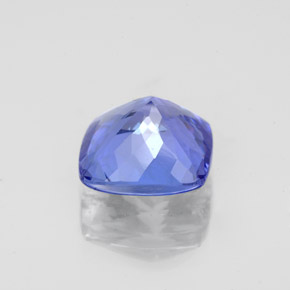 Tanzanite bleue naturelle coupe coussin, 2,67 ct, VS