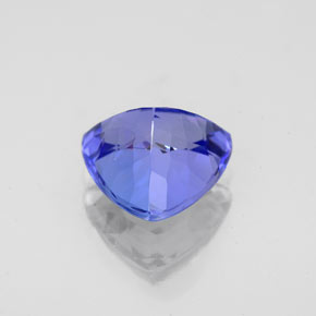 Tanzanite bleue naturelle trillion, 2,45 ct, VVS