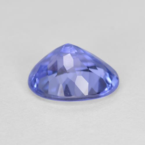 Tanzanite bleue naturelle coupe ovale, 1,43 ct, VS-SI
