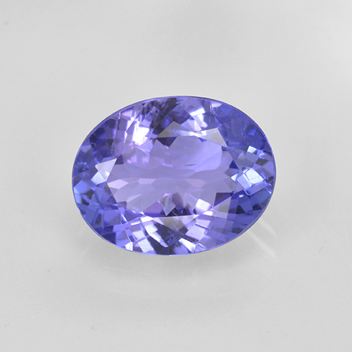 Tanzanite Bleu violet intense naturelle Coupe ovale, 1.83 ct, SI