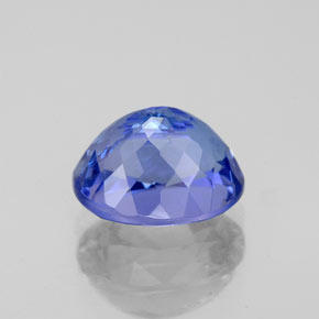 Tanzanite bleue naturelle coupe ovale, 2,62 ct, SI