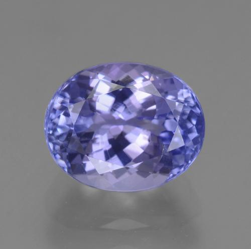 Tanzanite bleue naturelle coupe ovale, 2,50 ct, VS-SI