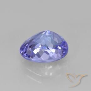 Tanzanite Bleu violet intense naturelle Coupe ovale, 2.05 ct, VS-SI
