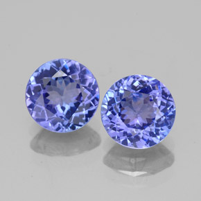 Achetez naturel ct bleue tanzanite gems, coupe roude, en provenance tanzanie chez gemselect. en stock, livraison internationale!