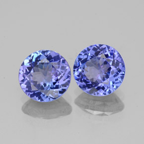 Achetez naturel ct bleue tanzanite gems, coupe roude, en provenance tanzanie chez gemselect. en stock, livraison internationale!