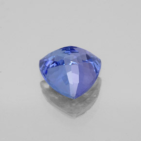 Tanzanite bleue naturelle trillion, 1,50 ct, VVS