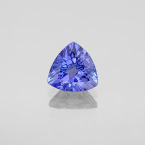 Tanzanite bleue naturelle trillion, 0,95 ct, VVS