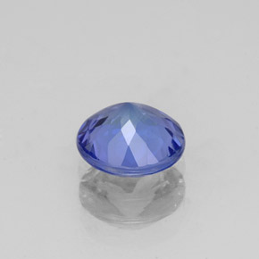 Tanzanite bleue naturelle coupe roude, 1,16 ct, VS
