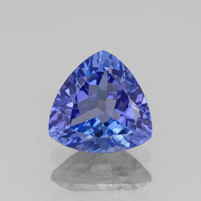 Tanzanite bleue naturelle trillion, 1,20 ct, VS