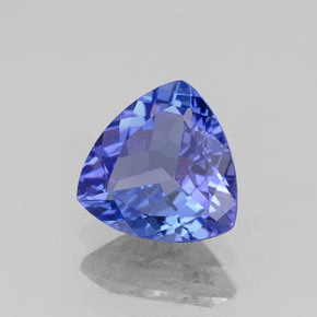 Tanzanite bleue naturelle trillion, 1,20 ct, VS