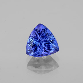 Tanzanite bleue naturelle trillion, 1,33 ct, VS