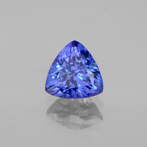 Tanzanite bleue naturelle trillion, 1,33 ct, VS