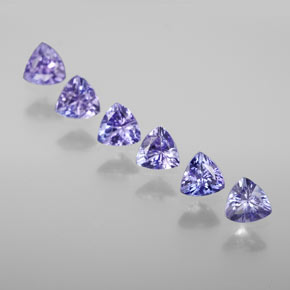 Achetez naturel ct bleue tanzanite gems, trillion, en provenance tanzanie chez gemselect. en stock, livraison internationale!