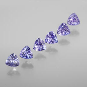 Achetez naturel ct bleue tanzanite gems, trillion, en provenance tanzanie chez gemselect. en stock, livraison internationale!