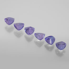 Achetez naturel ct bleue tanzanite gems, trillion, en provenance tanzanie chez gemselect. en stock, livraison internationale!