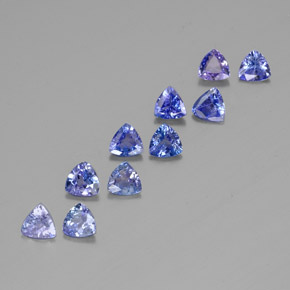 Achetez naturel ct bleue tanzanite gems, trillion, en provenance tanzanie chez gemselect. en stock, livraison internationale!