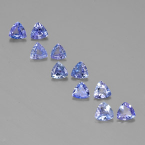 Achetez naturel ct bleue tanzanite gems, trillion, en provenance tanzanie chez gemselect. en stock, livraison internationale!