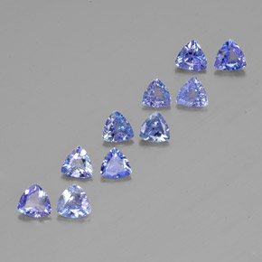 Achetez naturel ct bleue tanzanite gems, trillion, en provenance tanzanie chez gemselect. en stock, livraison internationale!