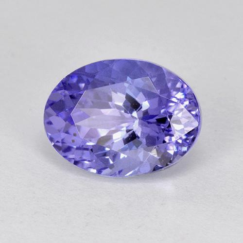 Tanzanite Violet vif naturelle Coupe ovale, 2.30 ct, VVS