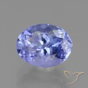 Tanzanite Bleu violet intense naturelle ovale, 2.20 ct, VVS-VS
