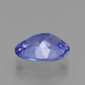 Tanzanite bleue naturelle coupe ovale, 1,89 ct, VVS-VS