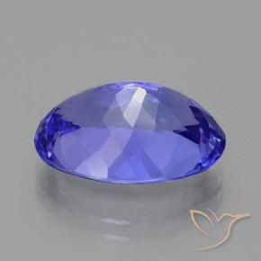 Tanzanite Bleu violet intense naturelle ovale, 10.52 ct, VVS