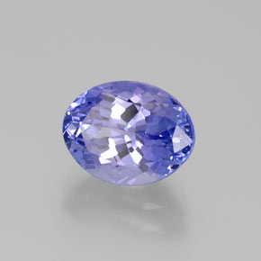 Tanzanite Bleu violet intense naturelle Coupe ovale, 2.67 ct, VS