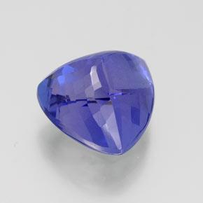 Tanzanite bleue naturelle trillion, 7,47 ct, IF
