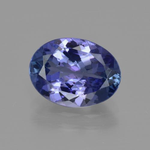 Tanzanite Violet Bleu naturelle Coupe ovale, 3.08 ct, VS
