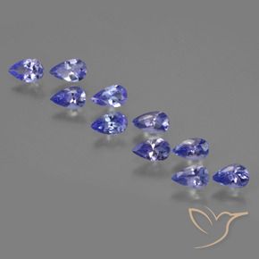 Shop natural 2.04ct Violet Bleu Tanzanite gems, En forme de poire, from Tanzanie at GemSelect. In stock, global shipping!