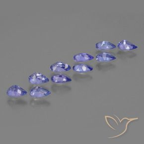 Shop natural 2.04ct Violet Bleu Tanzanite gems, En forme de poire, from Tanzanie at GemSelect. In stock, global shipping!