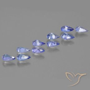 Shop natural 1.83ct Bleu violet intense Tanzanite gems, En forme de poire, from Tanzanie at GemSelect. In stock, global shipping!