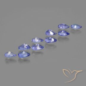 Shop natural 2.37ct Bleu violet intense Tanzanite gems, En forme de poire, from Tanzanie at GemSelect. In stock, global shipping!