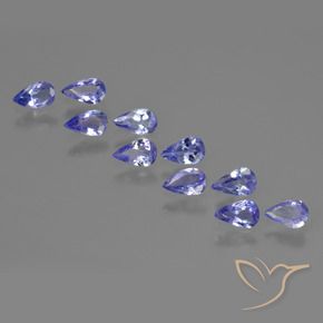 Shop natural 1.76ct Bleu violet intense Tanzanite gems, En forme de poire, from Tanzanie at GemSelect. In stock, global shipping!
