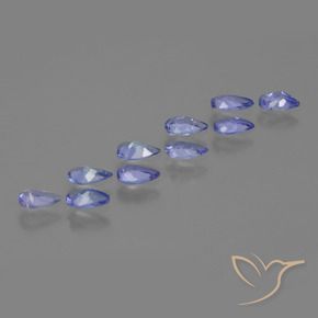 Shop natural 1.76ct Bleu violet intense Tanzanite gems, En forme de poire, from Tanzanie at GemSelect. In stock, global shipping!
