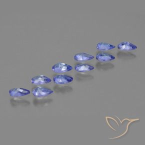 Shop natural 1.98ct Bleu violet intense Tanzanite gems, En forme de poire, from Tanzanie at GemSelect. In stock, global shipping!
