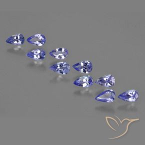 Achetez naturel 2,09ct bleue tanzanite gems, en forme de poire, en provenance tanzanie chez gemselect. en stock, livraison internationale!