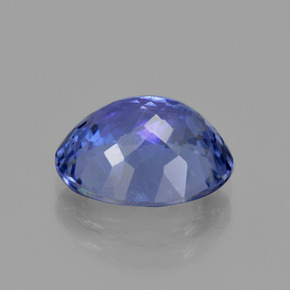 Tanzanite Bleu pourpre profond naturelle Coupe ovale, 4.02 ct, VVS-VS