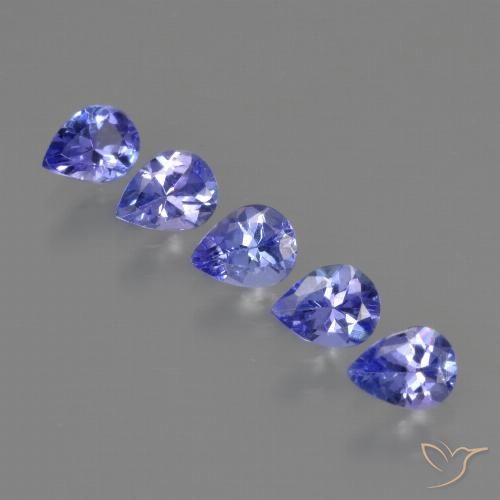 Achetez naturel 1,53ct bleue tanzanite gems, en forme de poire, en provenance tanzanie chez gemselect. en stock, livraison internationale!