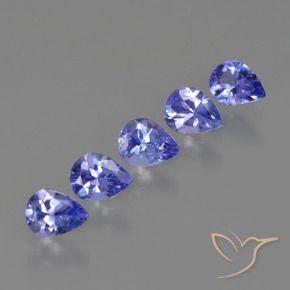 Achetez naturel 1,53ct bleue tanzanite gems, en forme de poire, en provenance tanzanie chez gemselect. en stock, livraison internationale!
