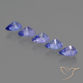Achetez naturel 1,53ct bleue tanzanite gems, en forme de poire, en provenance tanzanie chez gemselect. en stock, livraison internationale!