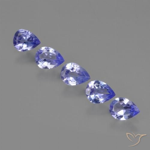 1.33ctw Naturel Bleu violet intense Tanzanite, En forme de poire, VS