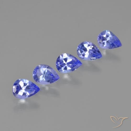 Shop natural 1.39ct Bleu violet intense Tanzanite gems, En forme de poire, from Tanzanie at GemSelect. In stock, global shipping!