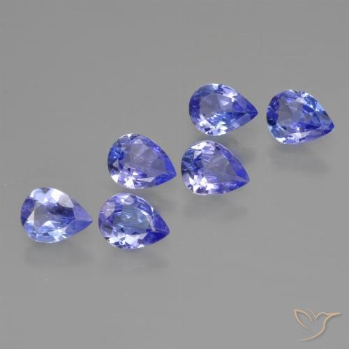 Achetez naturel 1,65ct bleue tanzanite gems, en forme de poire, en provenance tanzanie chez gemselect. en stock, livraison internationale!