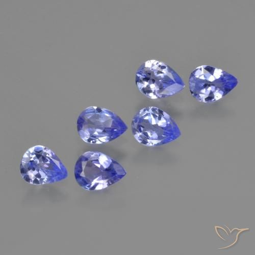 Achetez naturel 1.35ct Bleu violet intense Tanzanite gems, En forme de poire, En provenance Tanzanie chez GemSelect. En stock, livraison internationale!