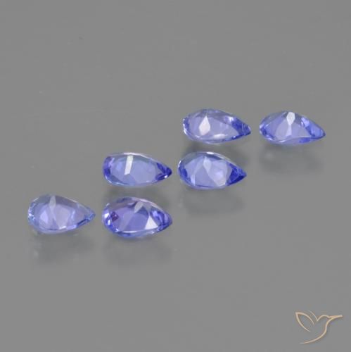Achetez naturel 1.35ct Bleu violet intense Tanzanite gems, En forme de poire, En provenance Tanzanie chez GemSelect. En stock, livraison internationale!