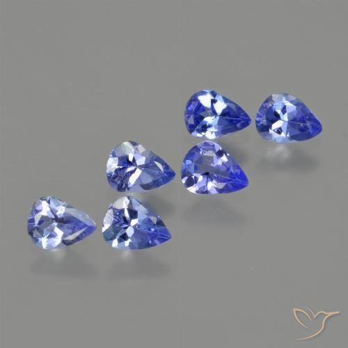 Achetez naturel 1,54ct bleu marine moyen tanzanite gems, en forme de poire, en provenance tanzanie chez gemselect. en stock, livraison internationale!