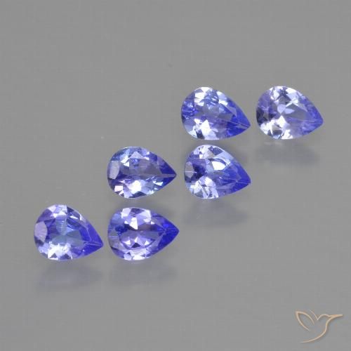 Achetez naturel 1,62ct bleue tanzanite gems, en forme de poire, en provenance tanzanie chez gemselect. en stock, livraison internationale!