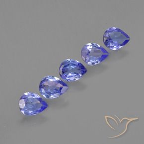 Shop natural 1.29ct Bleu violet intense Tanzanite gems, En forme de poire, from Tanzanie at GemSelect. In stock, global shipping!
